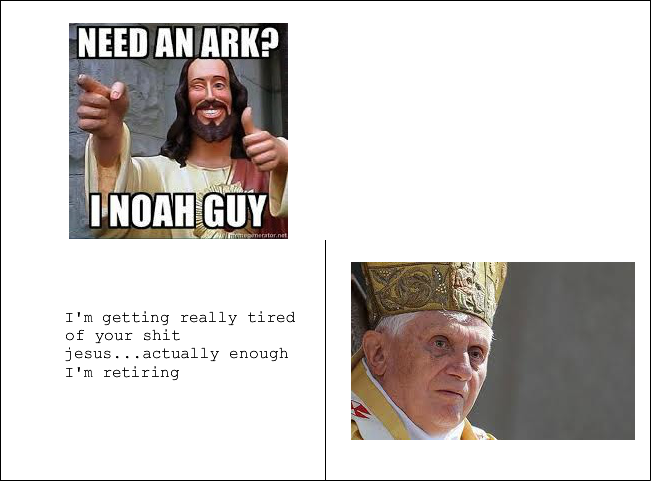 Getting too tired of your sh*t jesus...