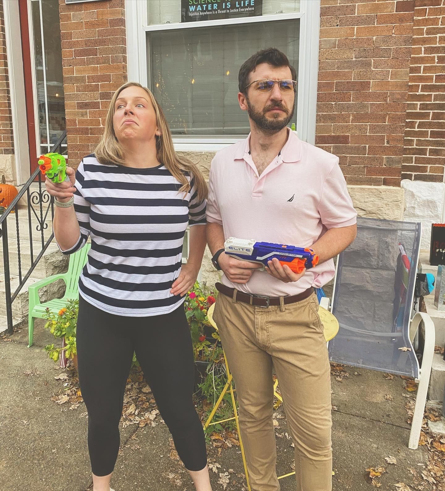 Happy Halloween from the St. Louis gun couple