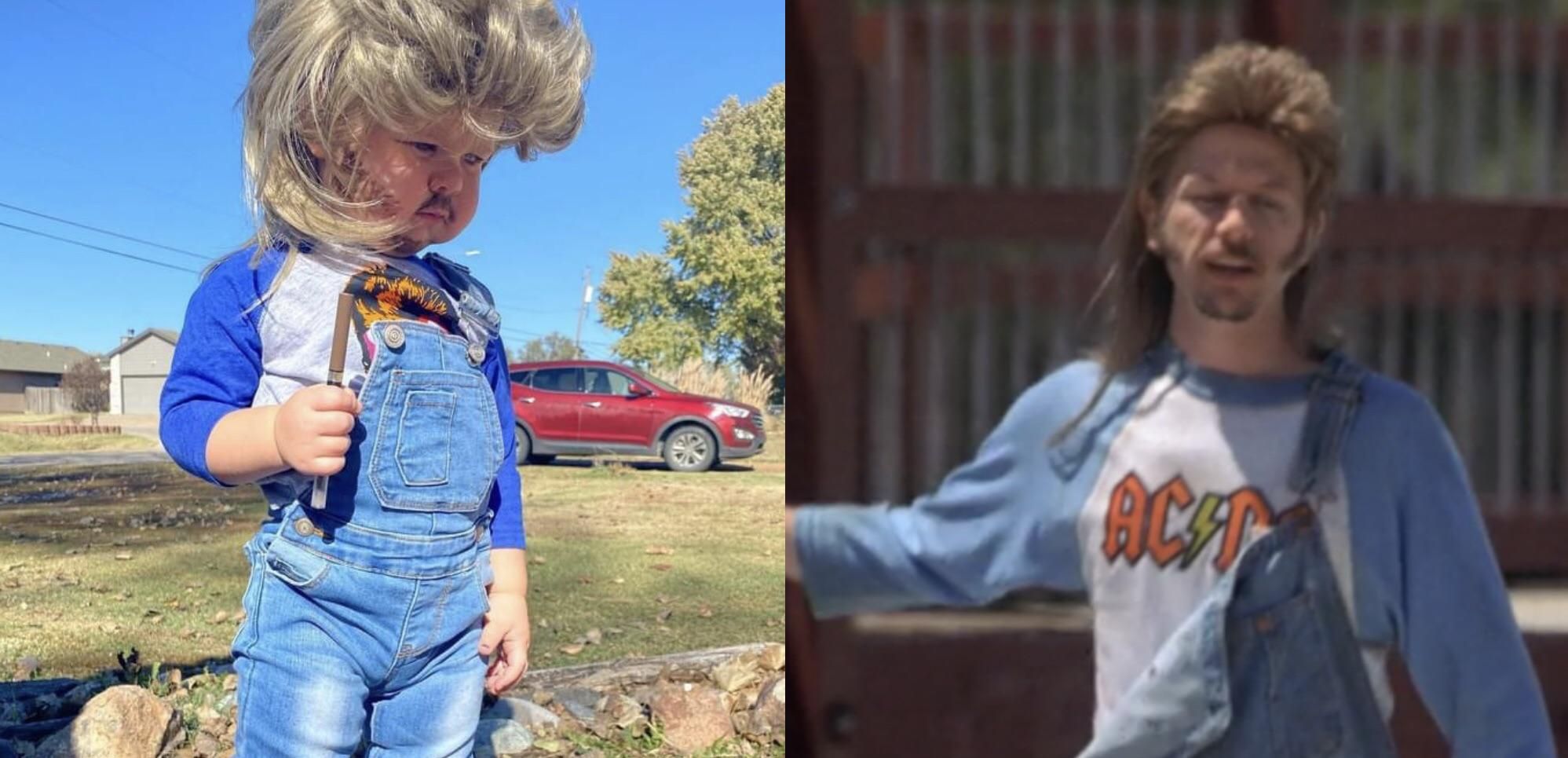 I dressed my daughter up as Joe Dirt