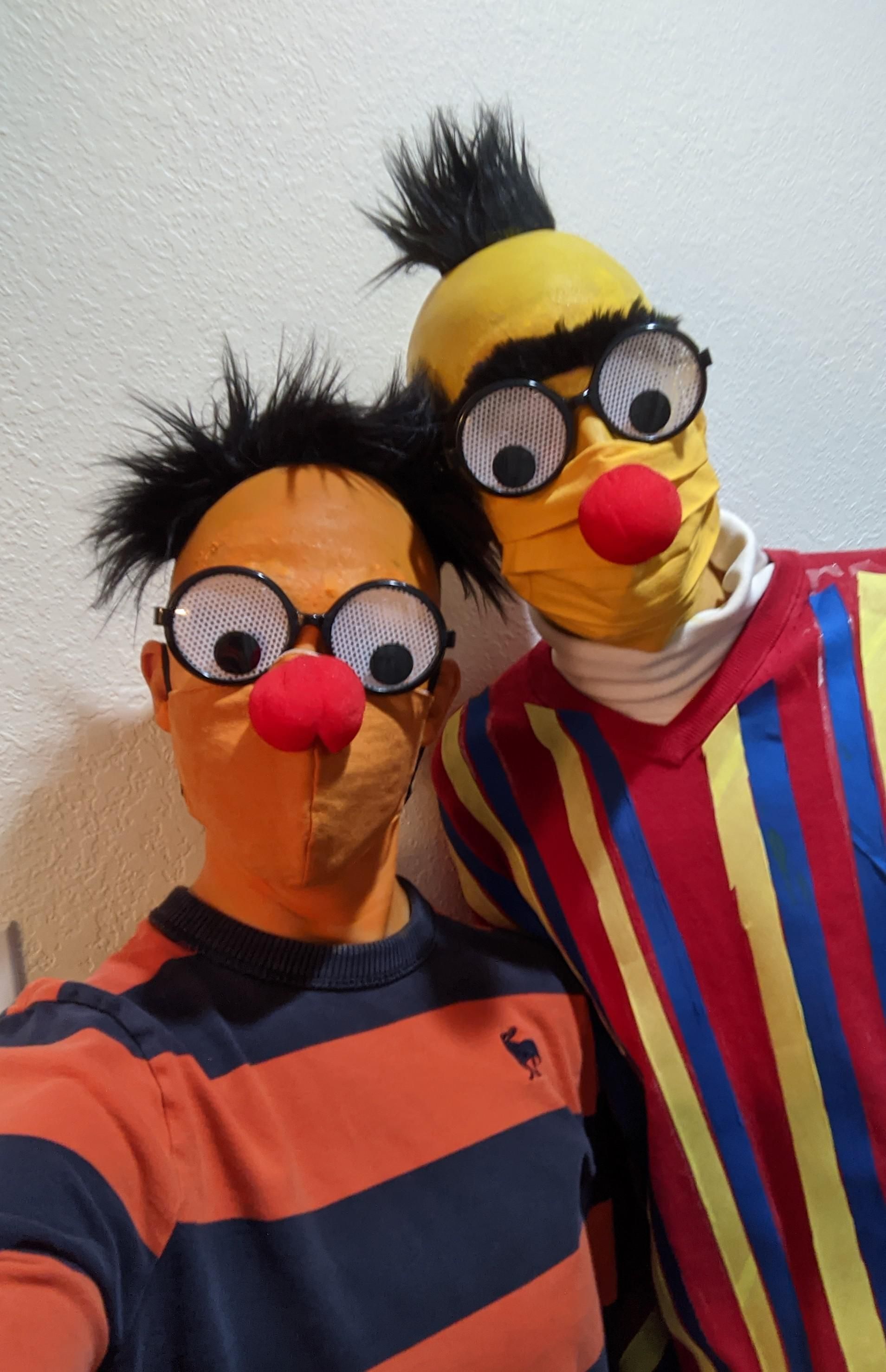How do I look, Ernie? With your eyes, Bert.
