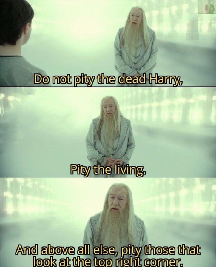 Dumbledore, why did you let us down?