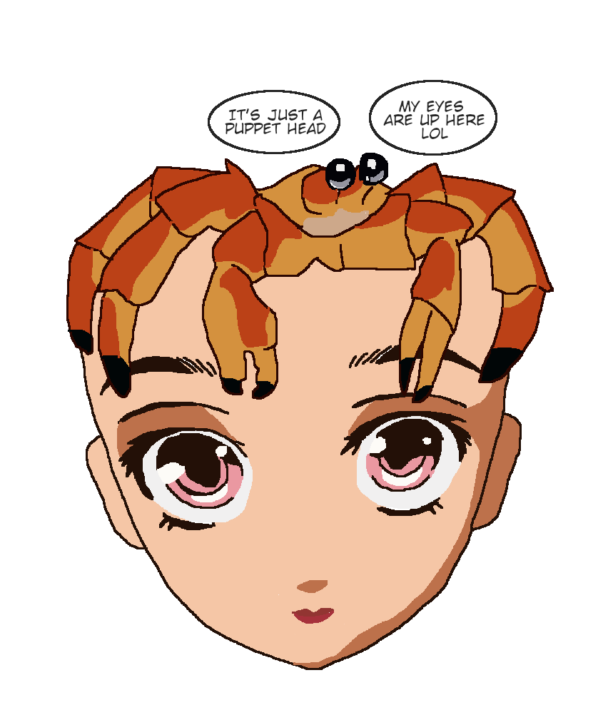 based on the meme that nobody saw: hermite crab chan