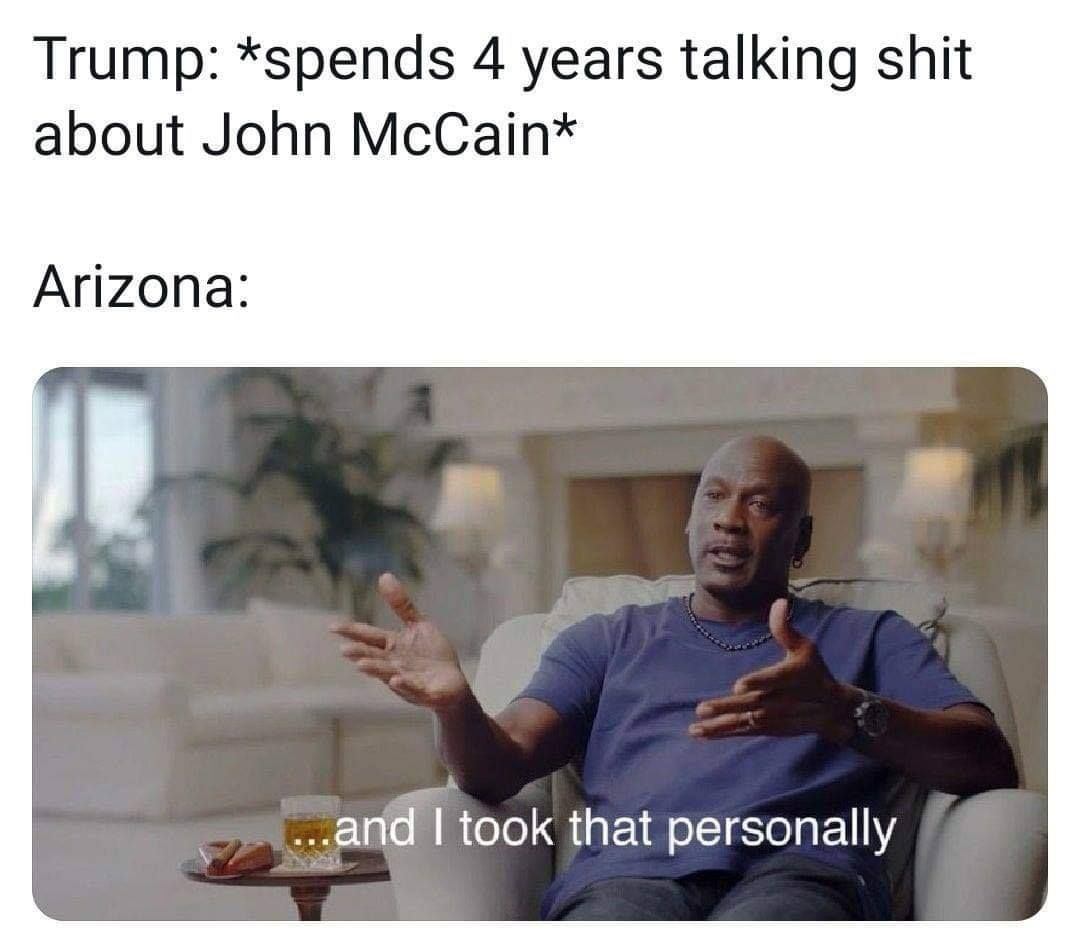 MuH vOtEr FrAuD breh just admit he pissed arizona brehs off lol