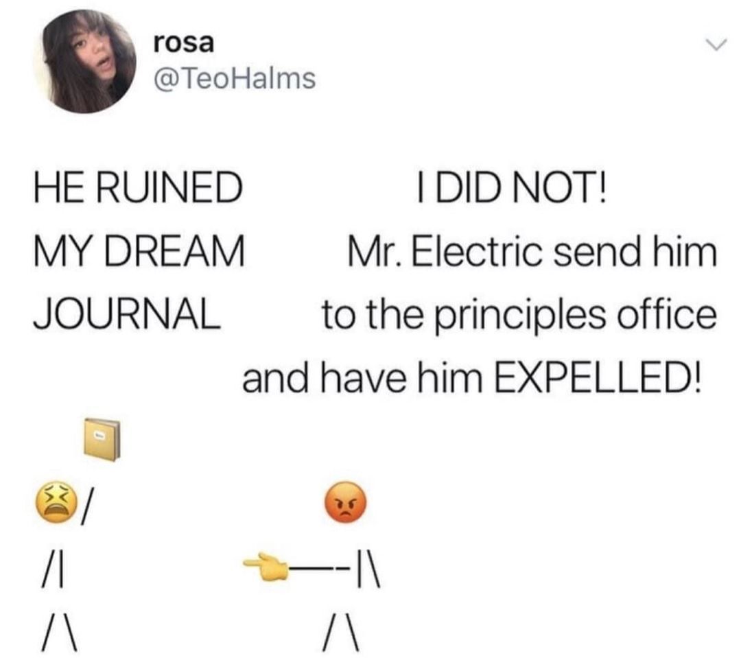 He did