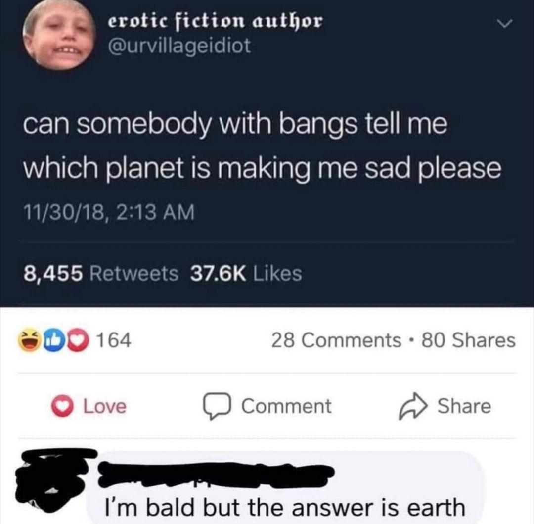 It's always earth