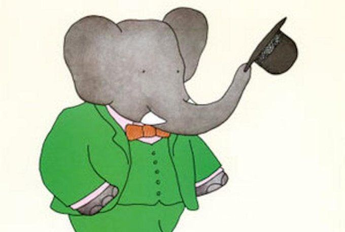 Putting an elephant in clothes is babarism