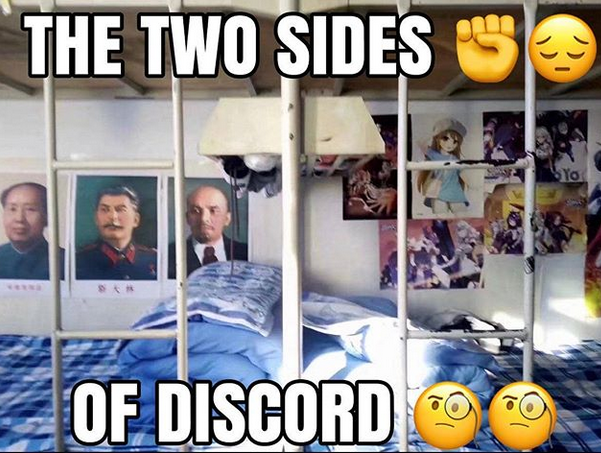 If you talk to me on discord, why?