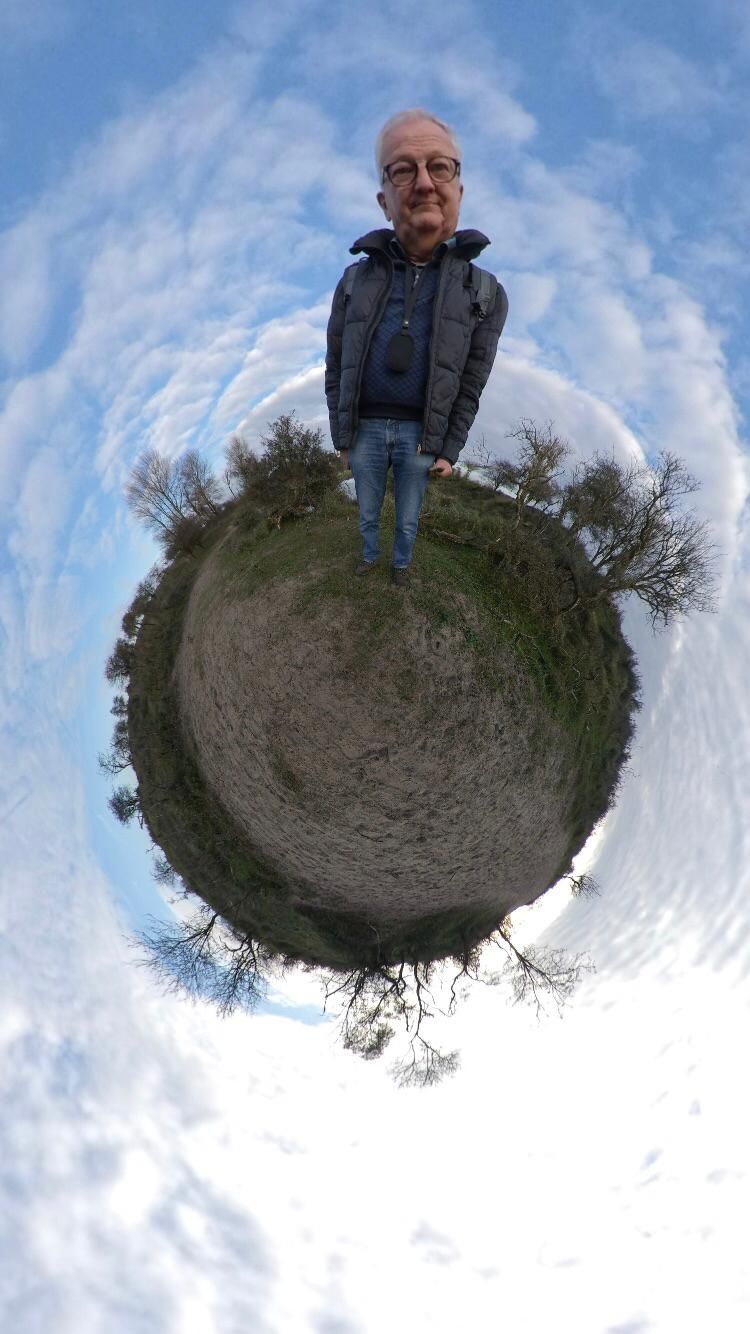 My dad figured out the works of a 360 camera, I feel proud of the rascal.