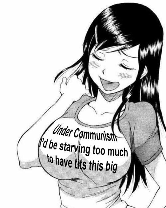 Communism isnt the way brothers. Big mommy milkers is the way