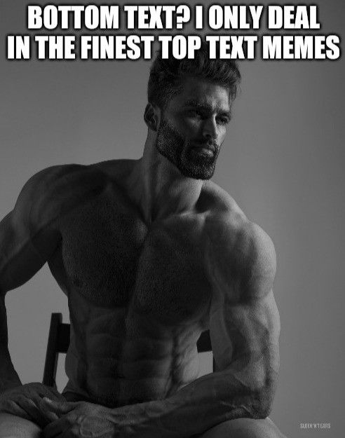 One could say, I'm a top