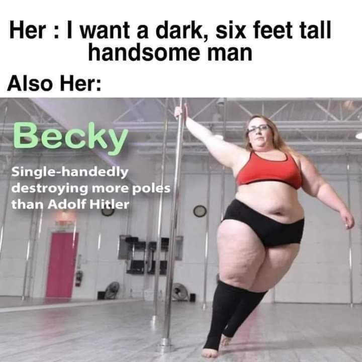 Haha it's funny cuz she's fat
