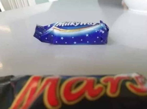 A rare photo of the Milky way as seen from Mars