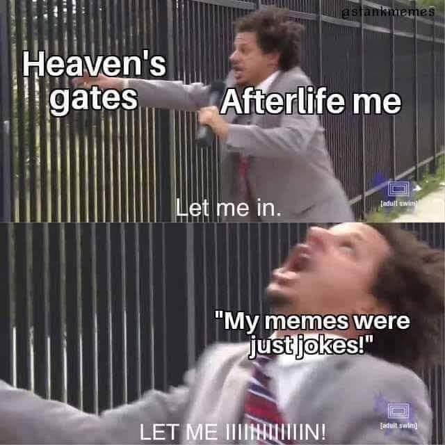 Get over it god