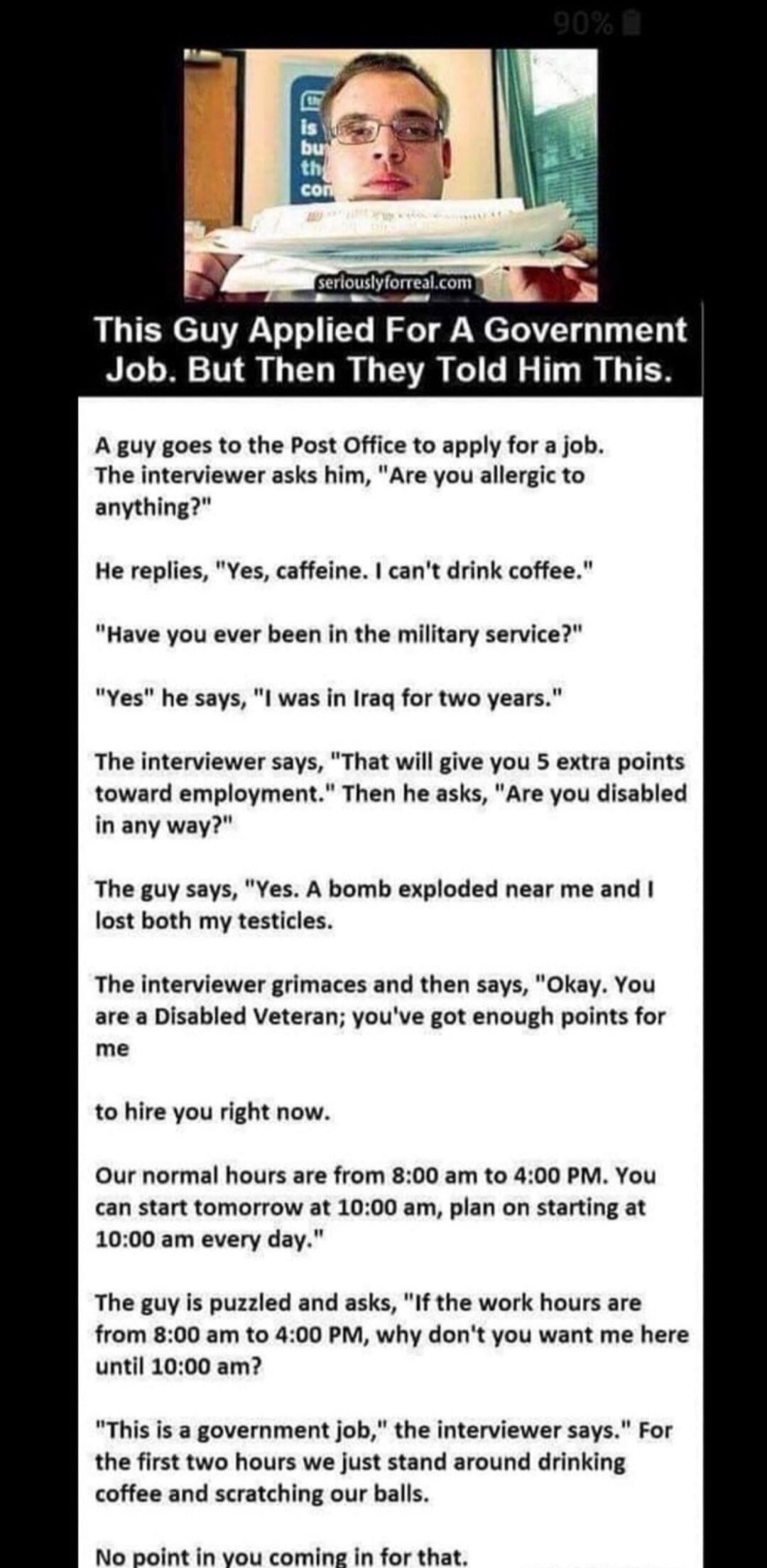 Good joke 7/10