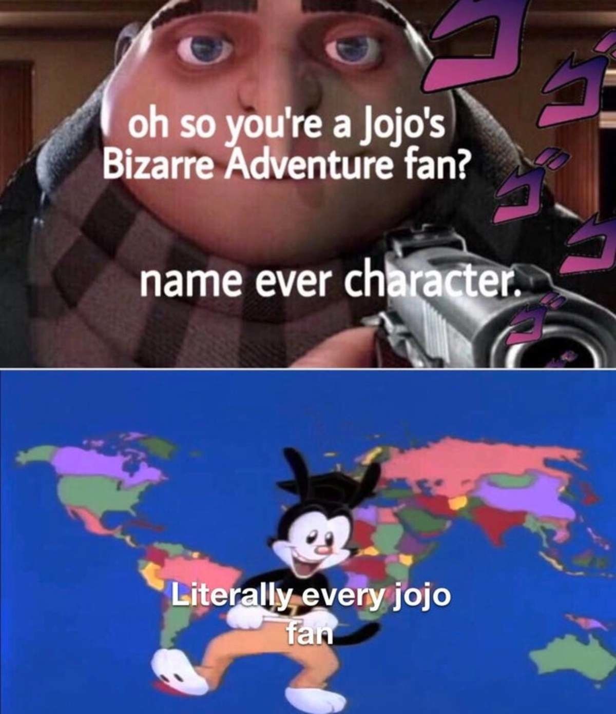 Josuke and Giorno and Jolyne and Johnny and Josuke all over again