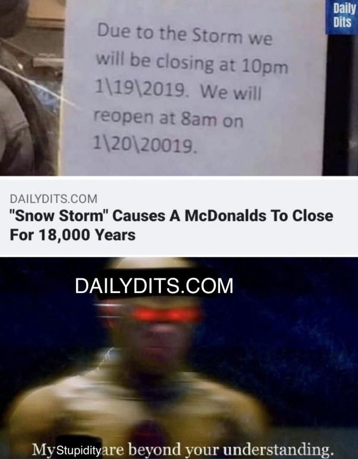 Just in time for the sixth cataclysm and the return of the Hyperborean empire