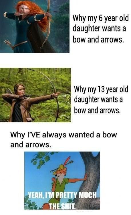Bows and arrows
