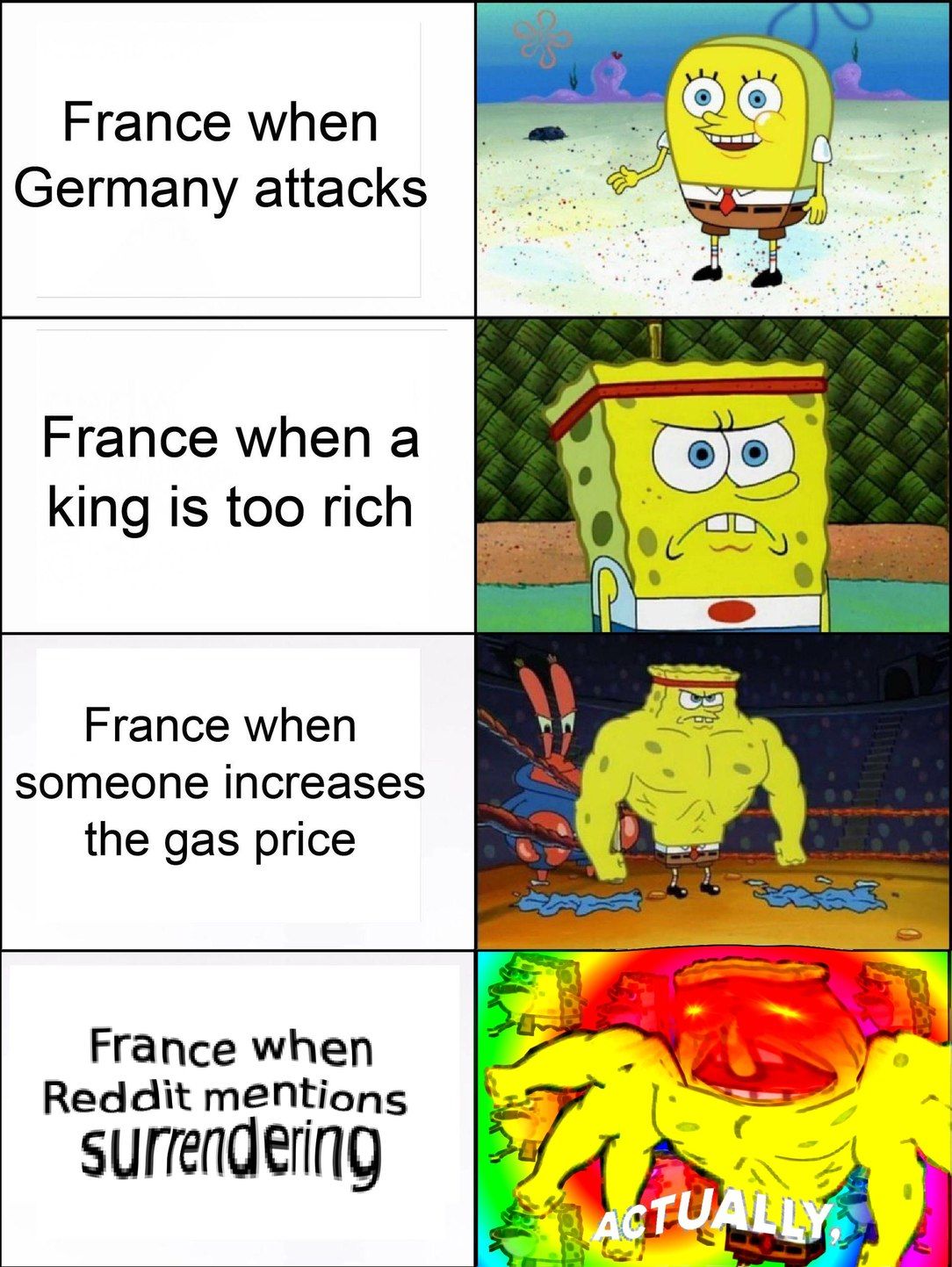france when on strike: *abyssal shriek*