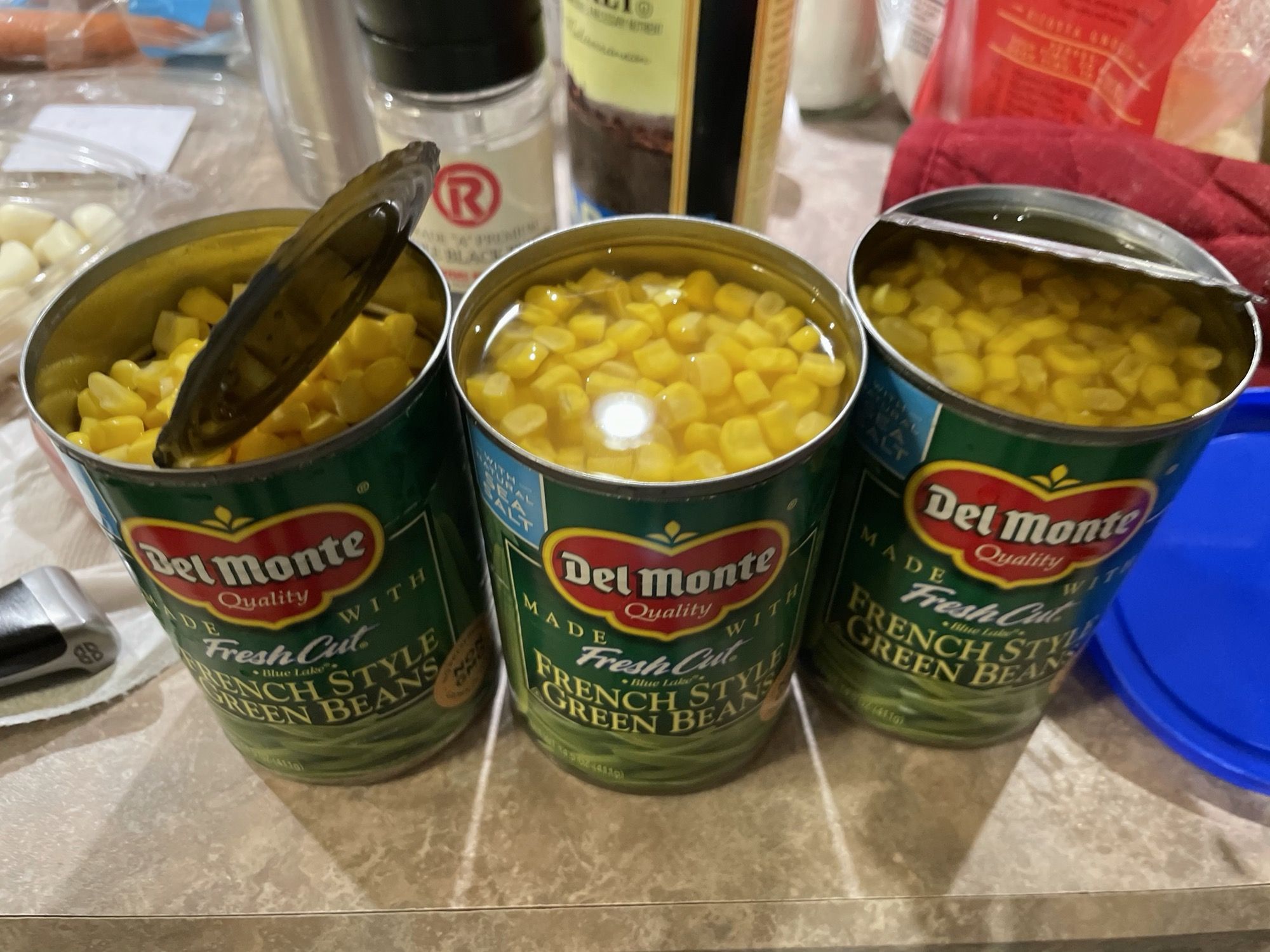 Guess I’m not having green bean casserole tomorrow....