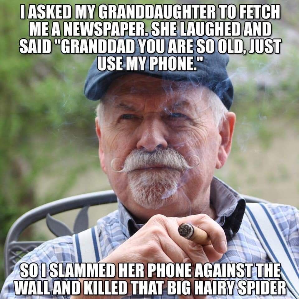 Granddad Vs Granddaughter