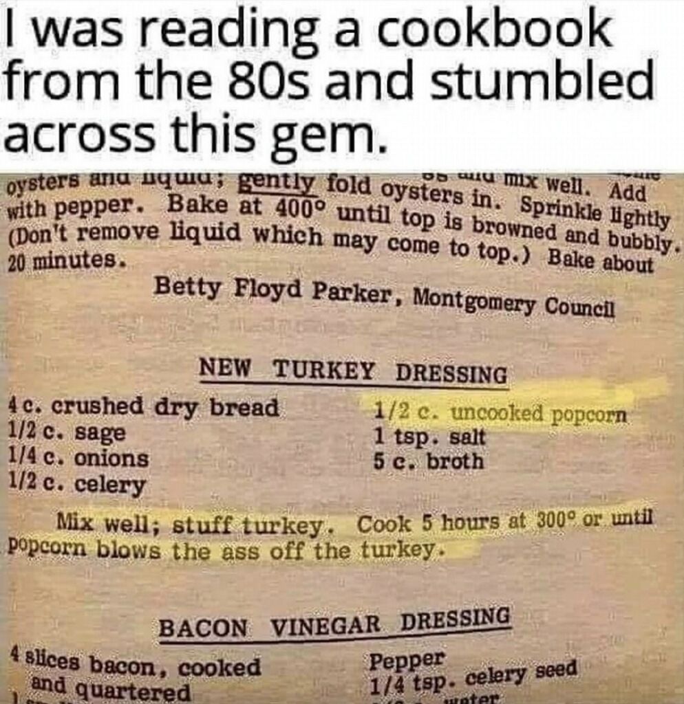 Happy Thanksgiving, here's a little TG recipe!