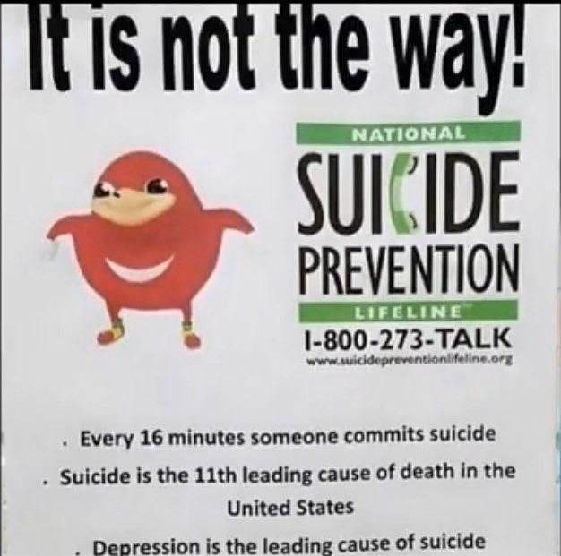 this poster only encourages it