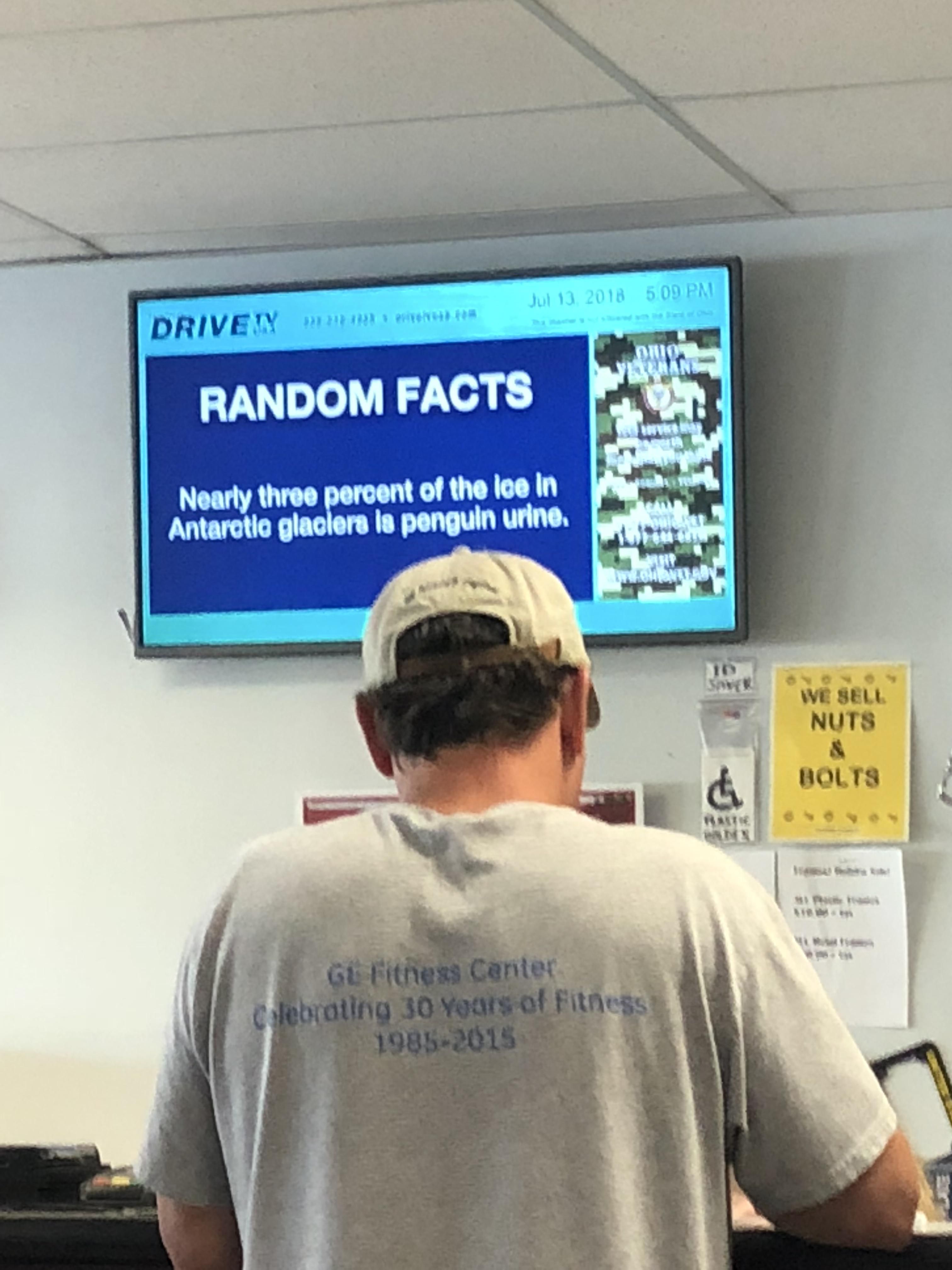 This was on display at the DMV