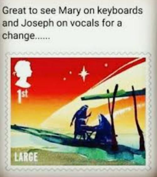This Christmas stamp in the UK