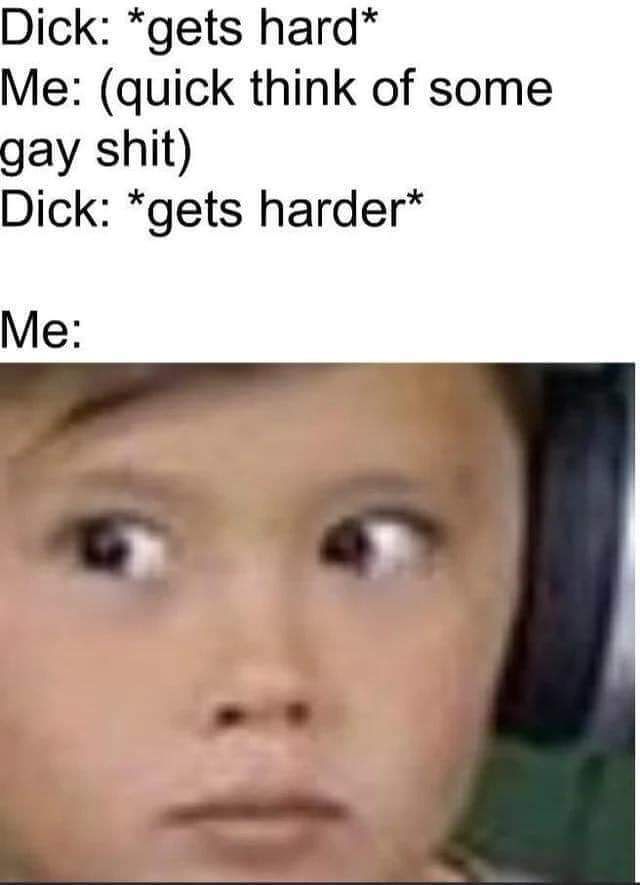 Noooo! I don't want to be gay!