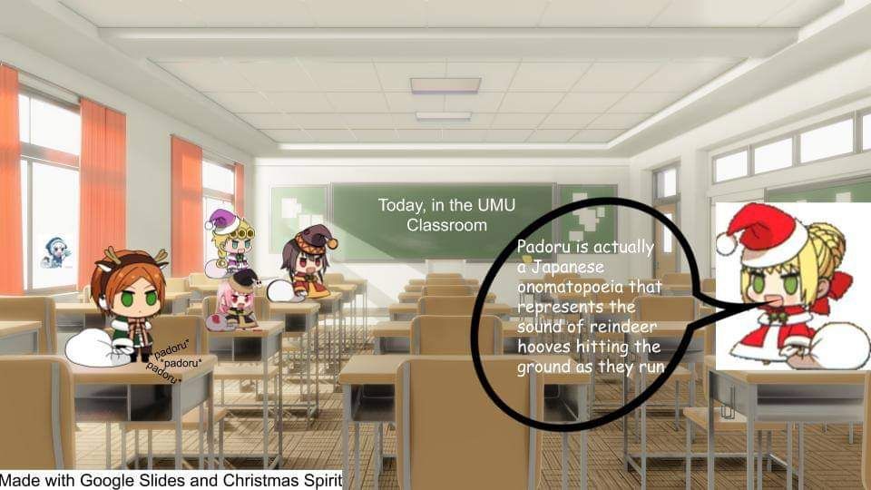 Oh Padoru of the class, what is your wisdom