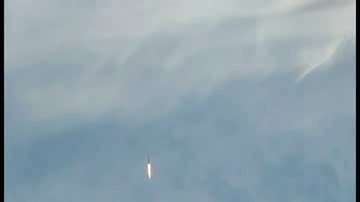 A rocket breaks the sound barrier