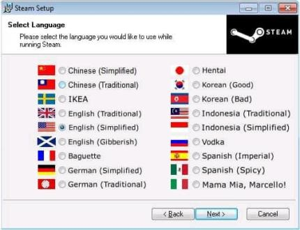 select Language