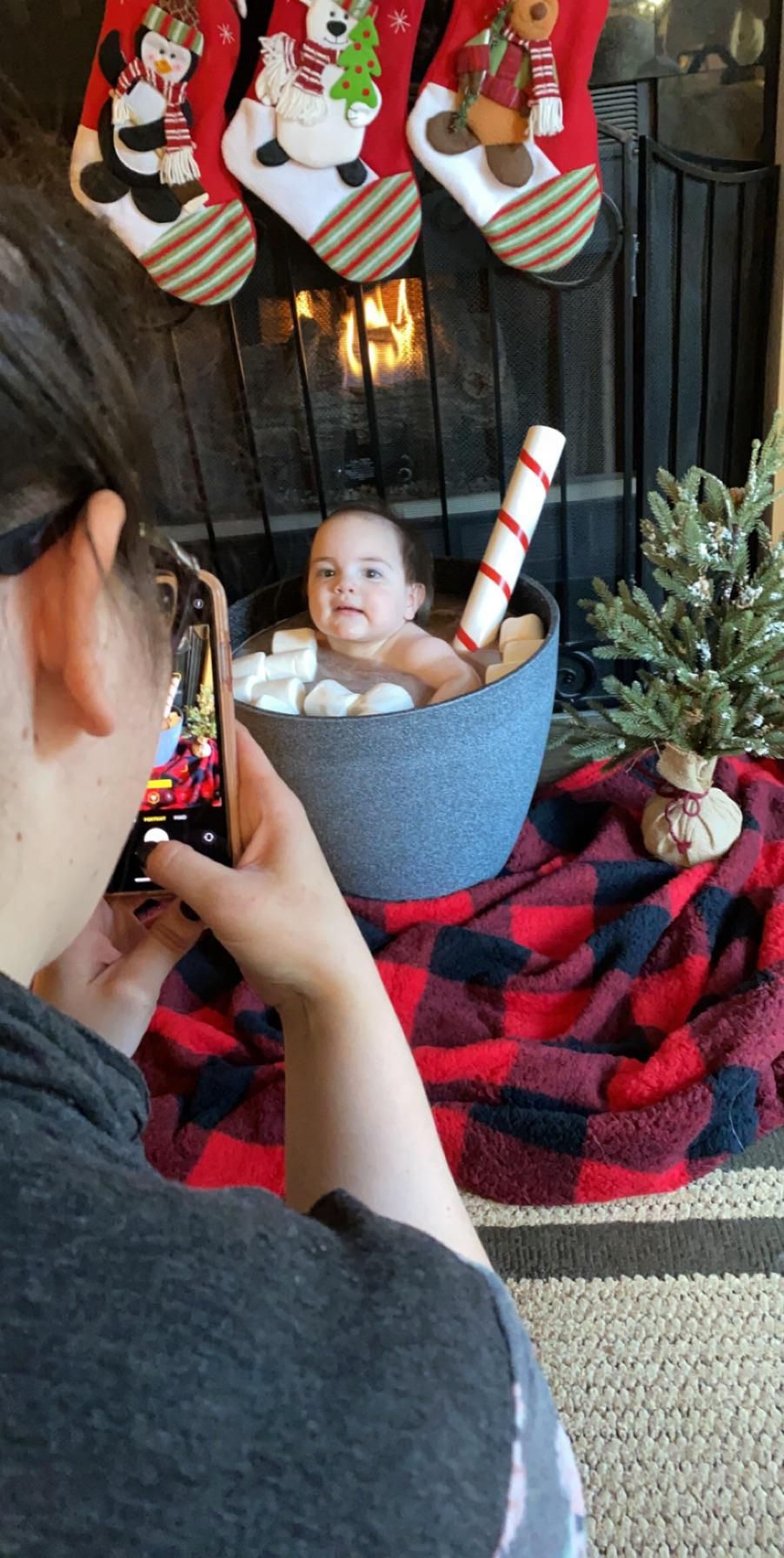 My wife has officially lost it during this years Christmas photos.