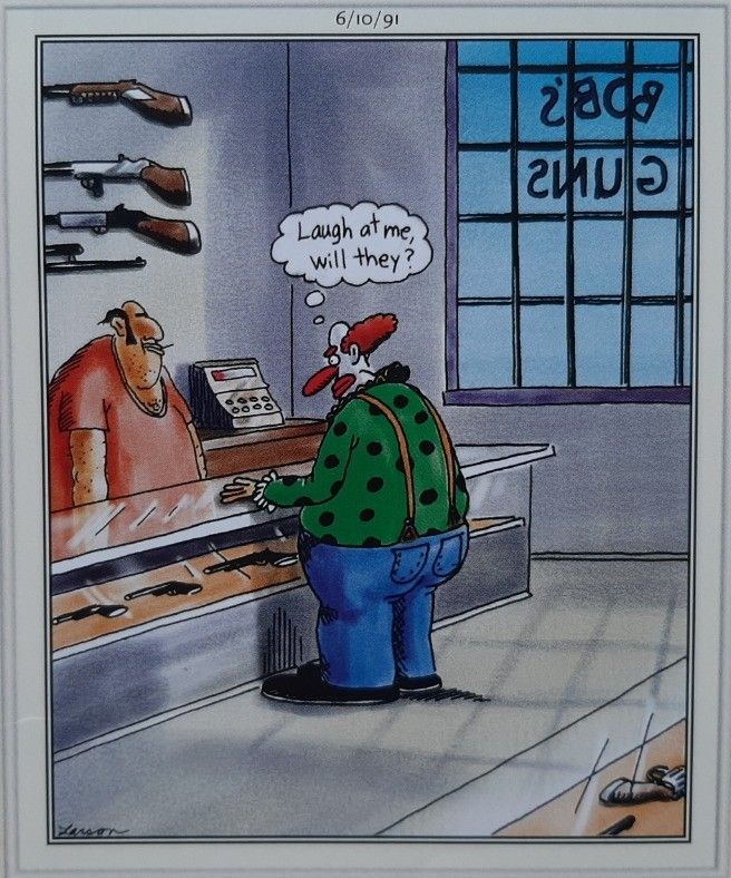Gary Larson was the first man recorded to live in a society