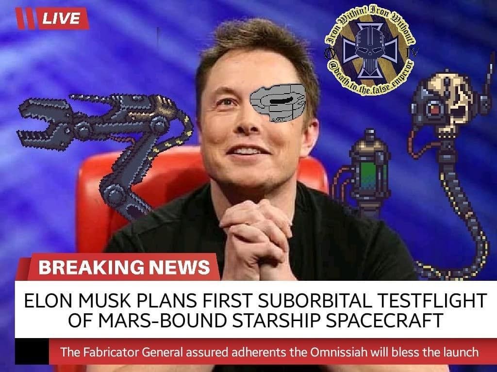 The Omnissiah directs our footsteps along the path of knowledge