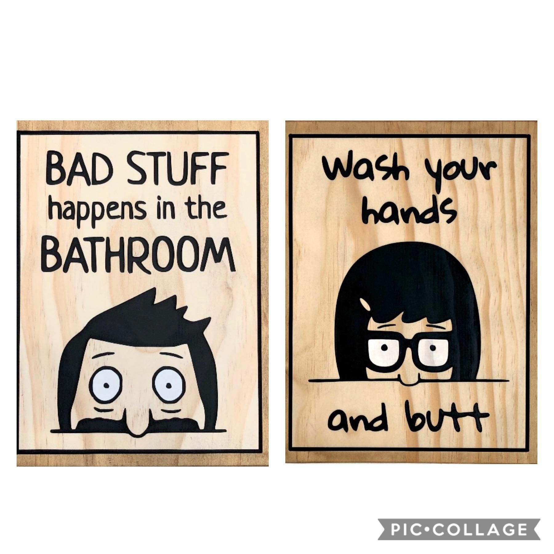 My new bathroom art!