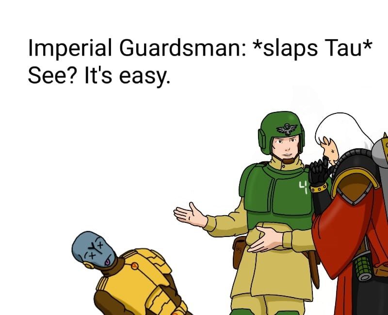 Tau melee in a nutshell