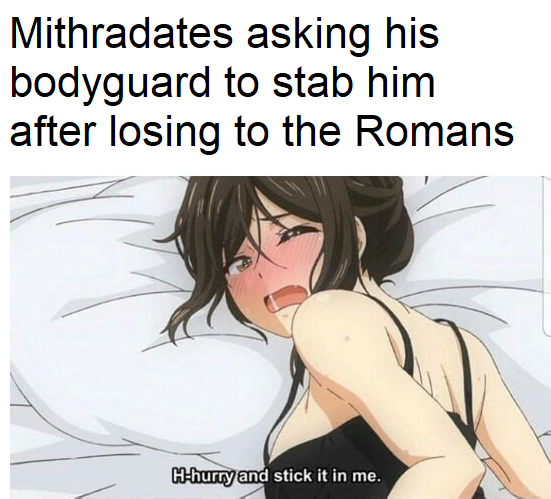 I didn't know the Romans fought the Samurai.