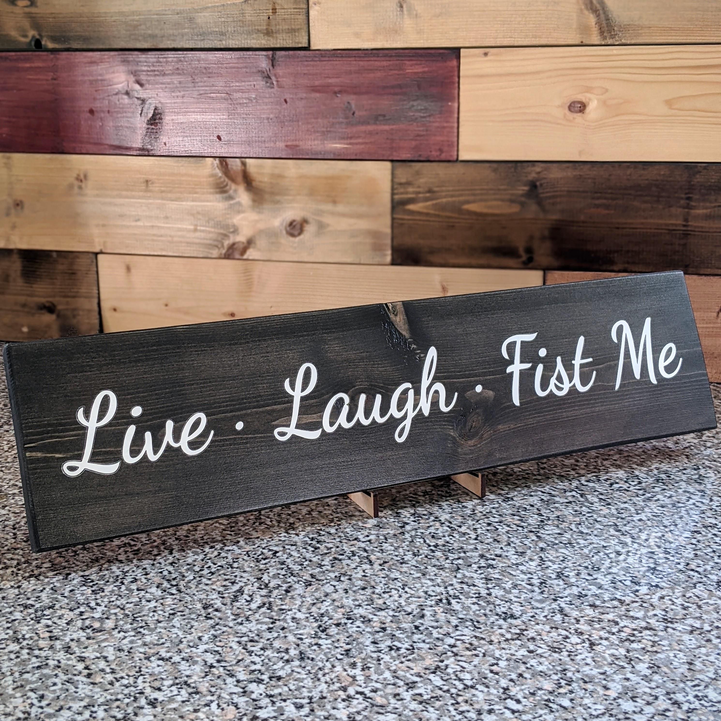 I make these wood signs for fun, sometimes I get odd requests..