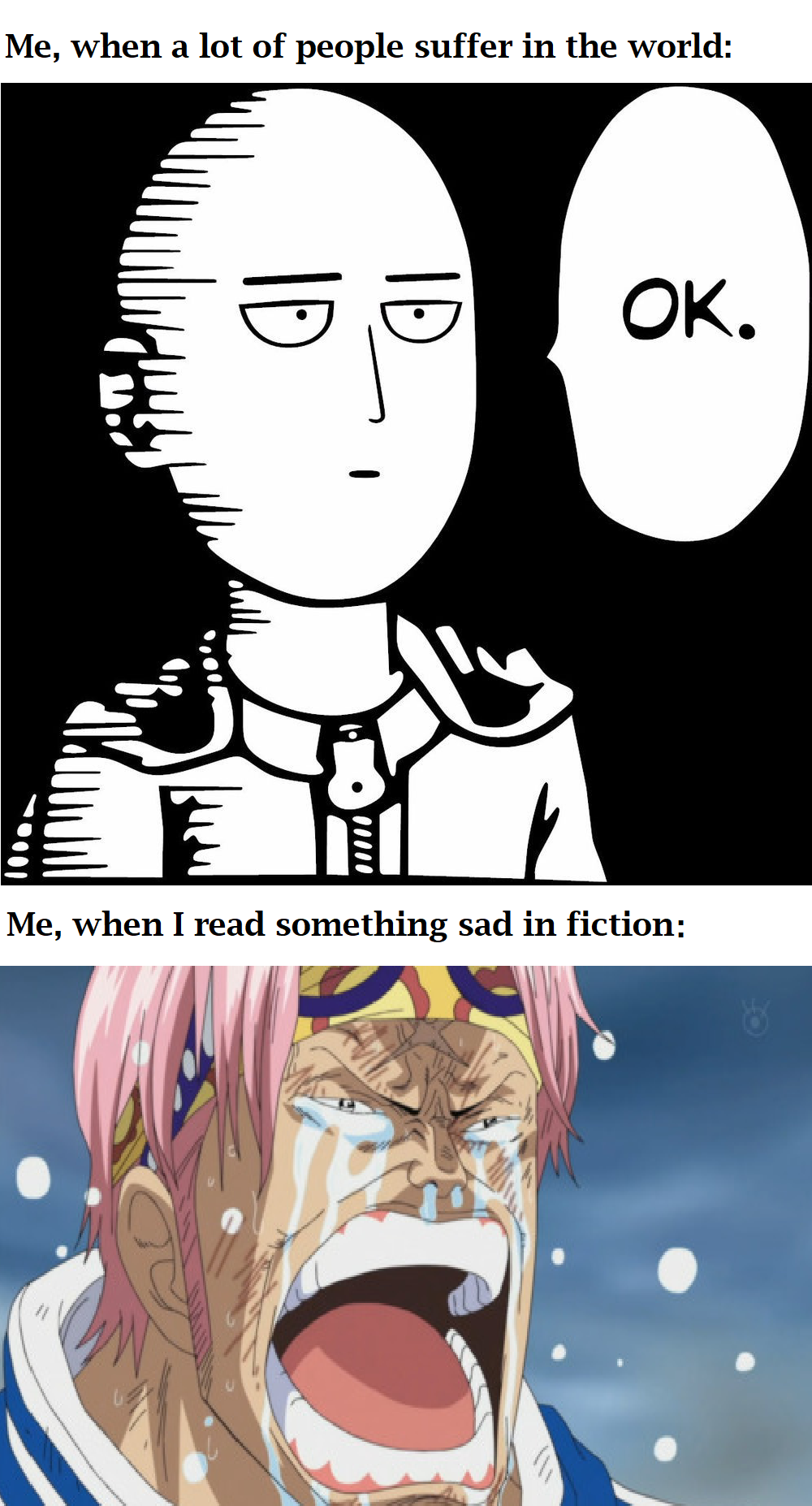 Cry as I read, for I am the heavenly Buddha.