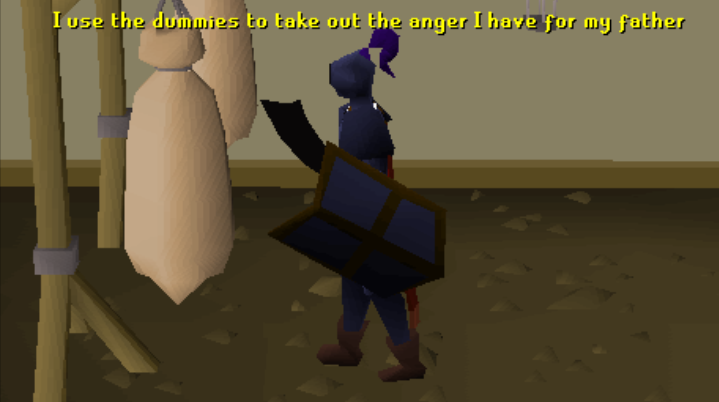 Zuko playing Runescape.
