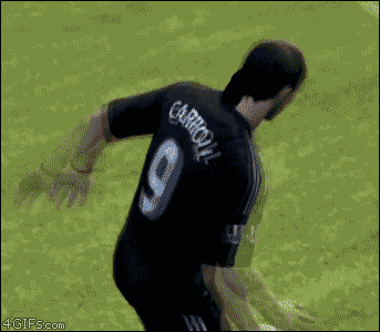 Soccer kiss