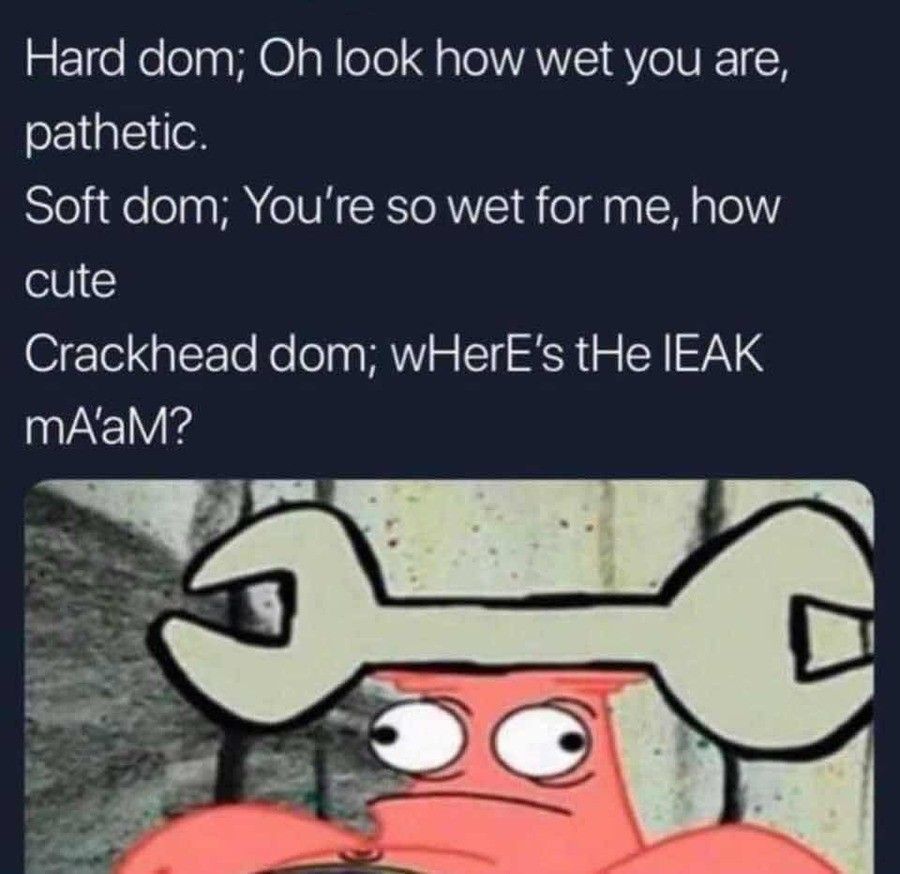 Me: "The only way to stop this leak is Flex Tape©"