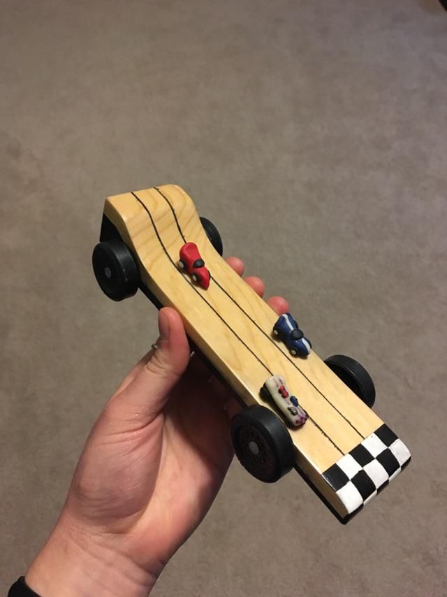 My brother’s “Inception” car for Pinewood Derby a couple years back