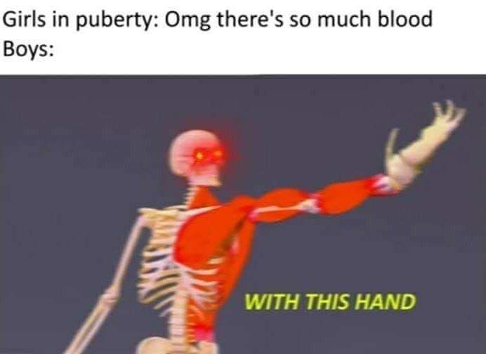 With this hand!