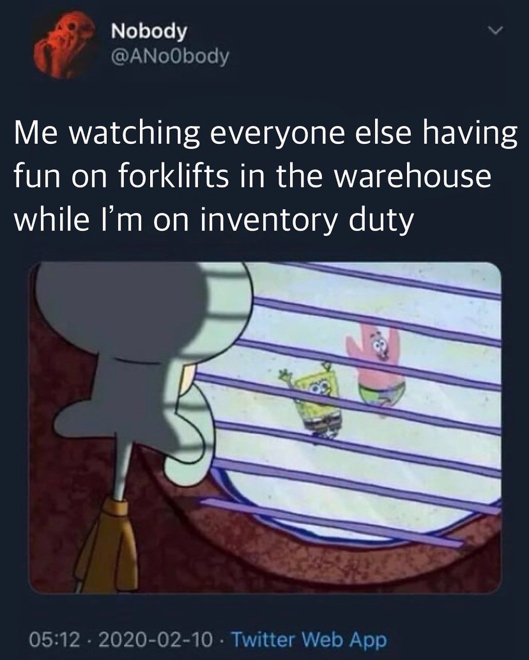 Those on inventory duty are inferior by law, nature and default.