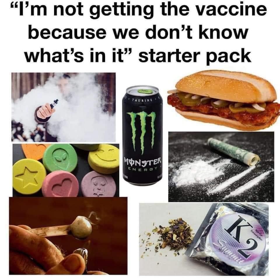 I'll take the vaccine & also a starter pack please!