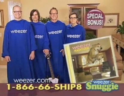 weezer snuggie