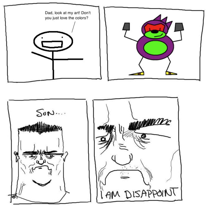 3rd meme of Dank OC December: "Son, I am disappoint" (2008). The original.