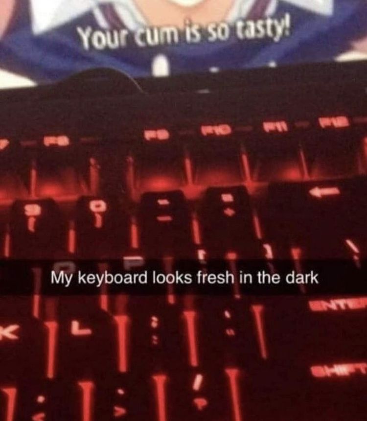 My keyboard looking fire